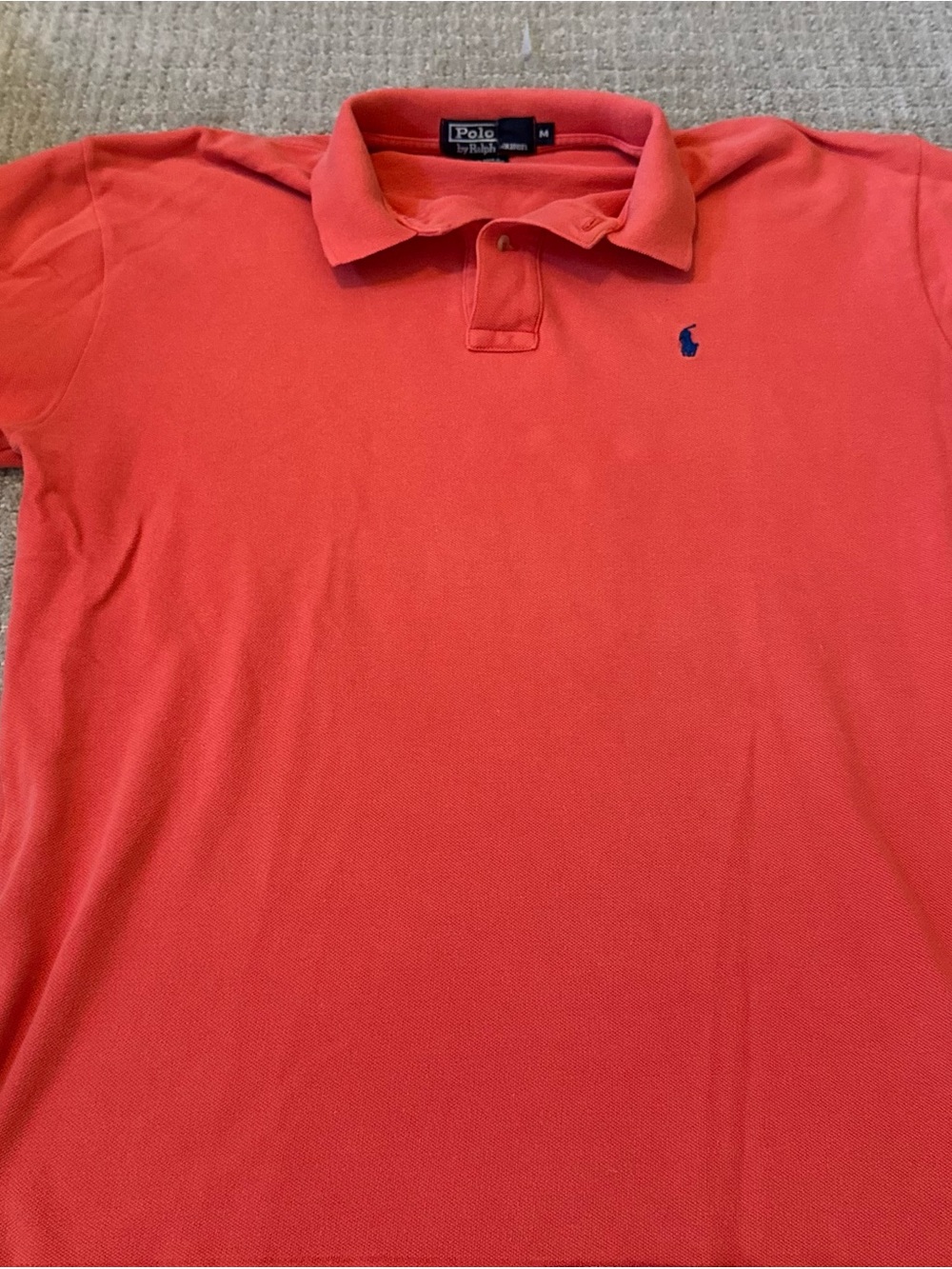 Polo by Ralph Lauren Coral Polo Shirt with Navy Pony